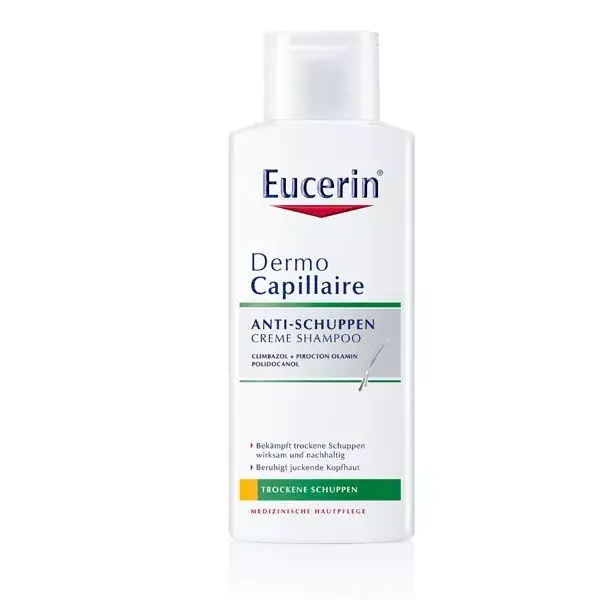 EUCERIN DermoCapillaire korpásodás elleni sampon száraz korpára (250ml) Outlet