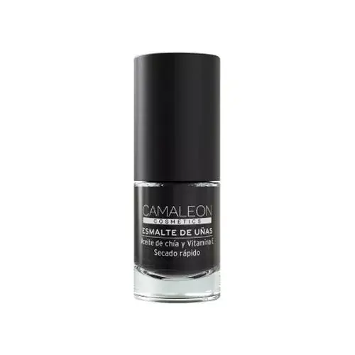 Utolsó esély CAMALEON Vegán ápoló körömlakk fekete (6ml)