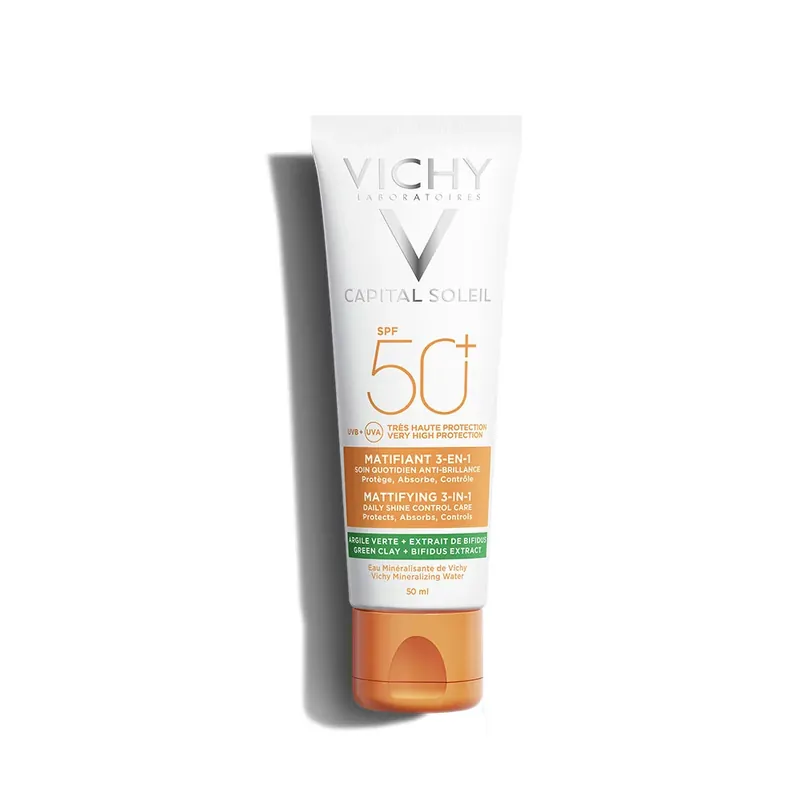 VICHY Capital Soleil Mattító 3in1 napvédő krém SPF50+ (50ml) Alacsony ár