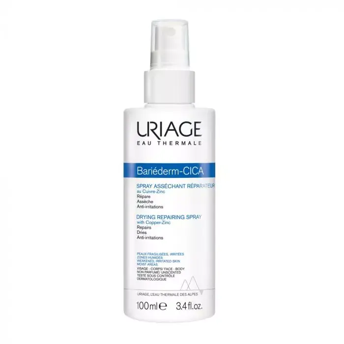 URIAGE Bariéderm-Cica Cu-Zn spray bőrirritációk ellen (100ml) Kedvezményes ár