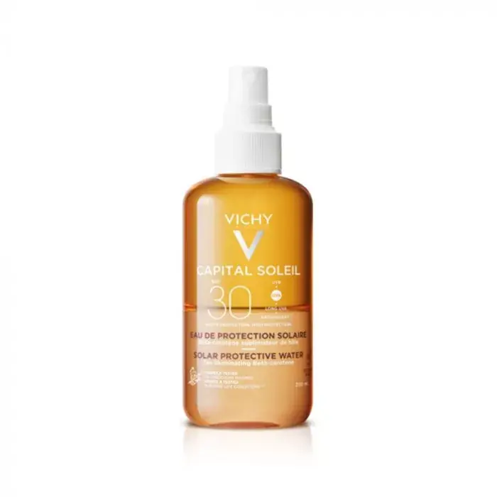 VICHY Capital Soleil Ultra könnyű napvédő spray Béta-karotinnal SPF30 (200ml) Szuper akció