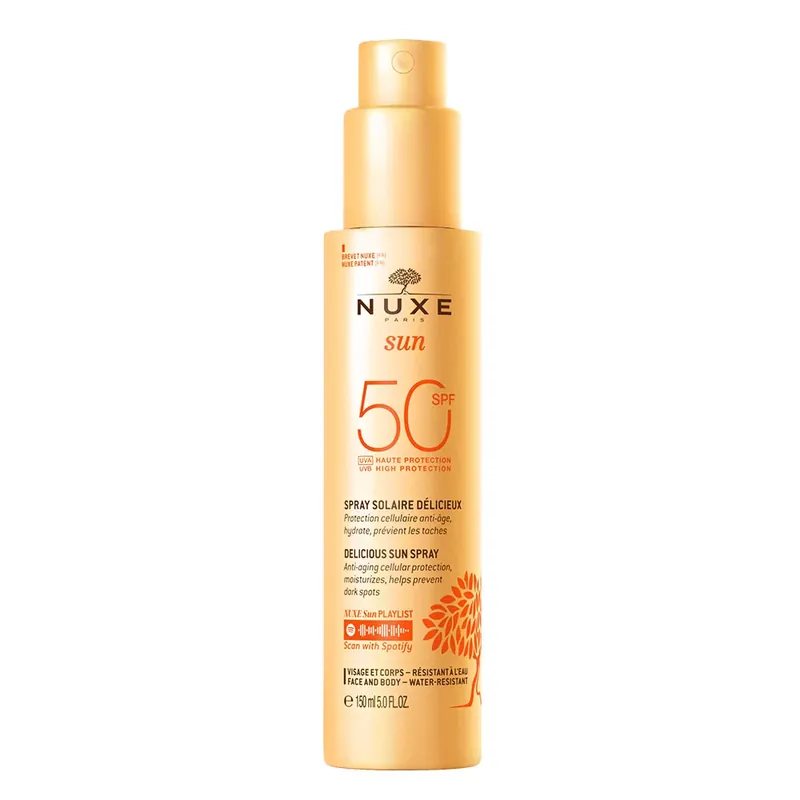 Biztonságos vásárlás NUXE Sun naptej spray arcra és testre SPF50 (150ml)
