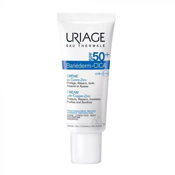 Vedd meg online URIAGE Bariéderm-Cica Cu-Zn sebkezelő krém SPF50+ (40ml)