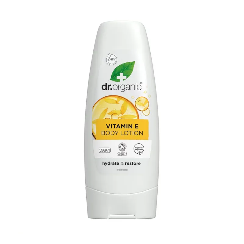 DR. ORGANIC Testápoló természetes E-vitaminnal (200ml) Szuper akció