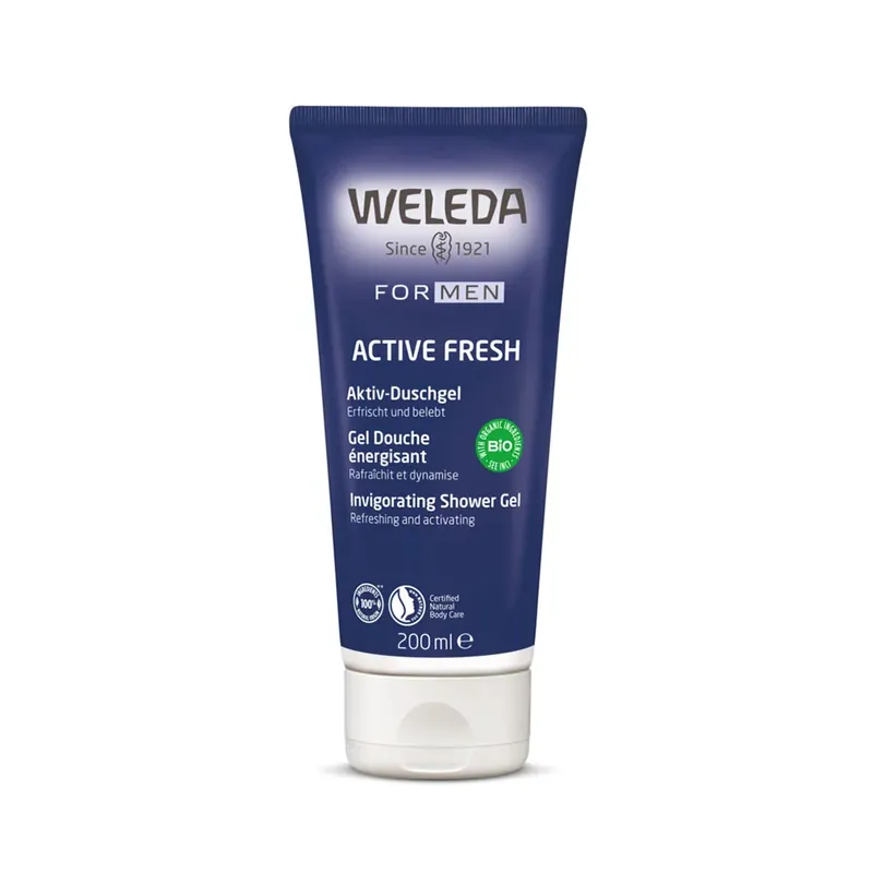 Kiárusítás WELEDA Férfi aktív frissítő tusfürdő (200ml)