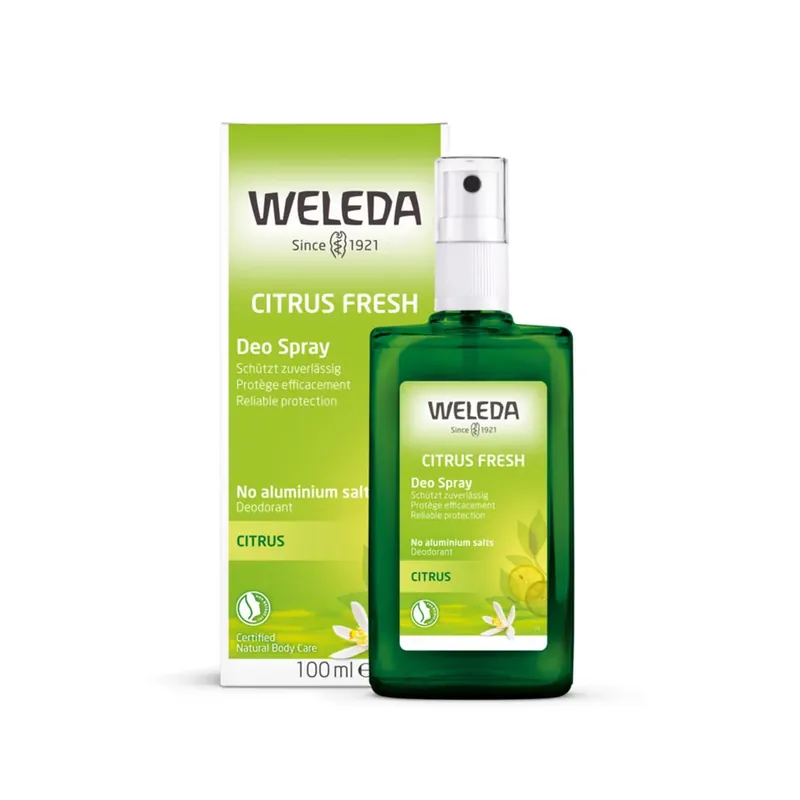 WELEDA Citrusos frissítő pumpás dezodor (100ml) Biztonságos fizetés