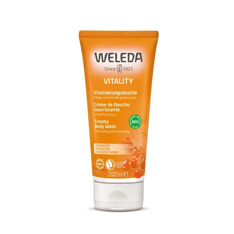 WELEDA Homoktövises vitalizáló krémtusfürdő (200ml) Gyors szállítás
