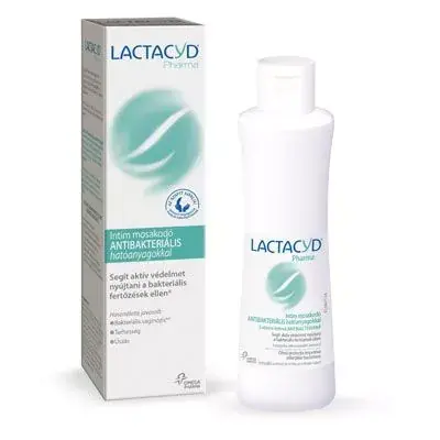 LACTACYD Pharma intim mosakodó antibakteriális hatóanyagokkal (250ml) Árcsökkenés