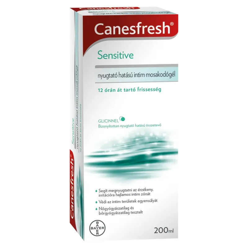 Akció CANESFRESH Sensitive nyugtató hatású intim mosakodógél (200ml)