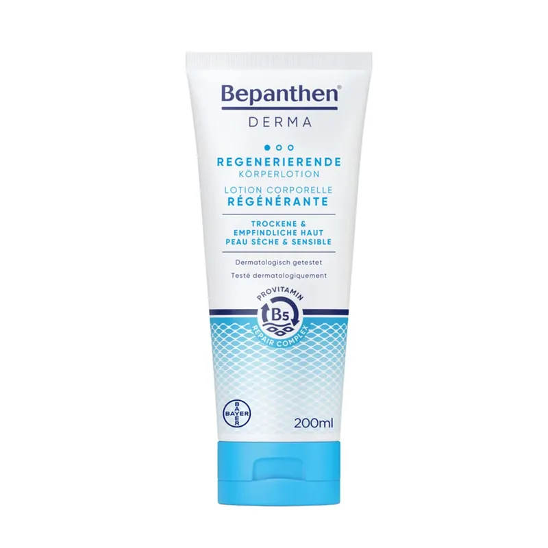 Árcsökkenés BEPANTHEN Derma bőrmegújító testápoló (200ml)