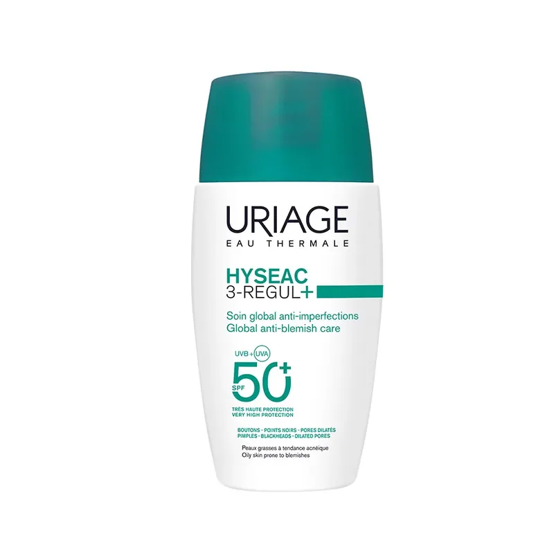 Expressz kézbesítés URIAGE Hyséac 3-Regul+ fluid SPF50+ (50ml)