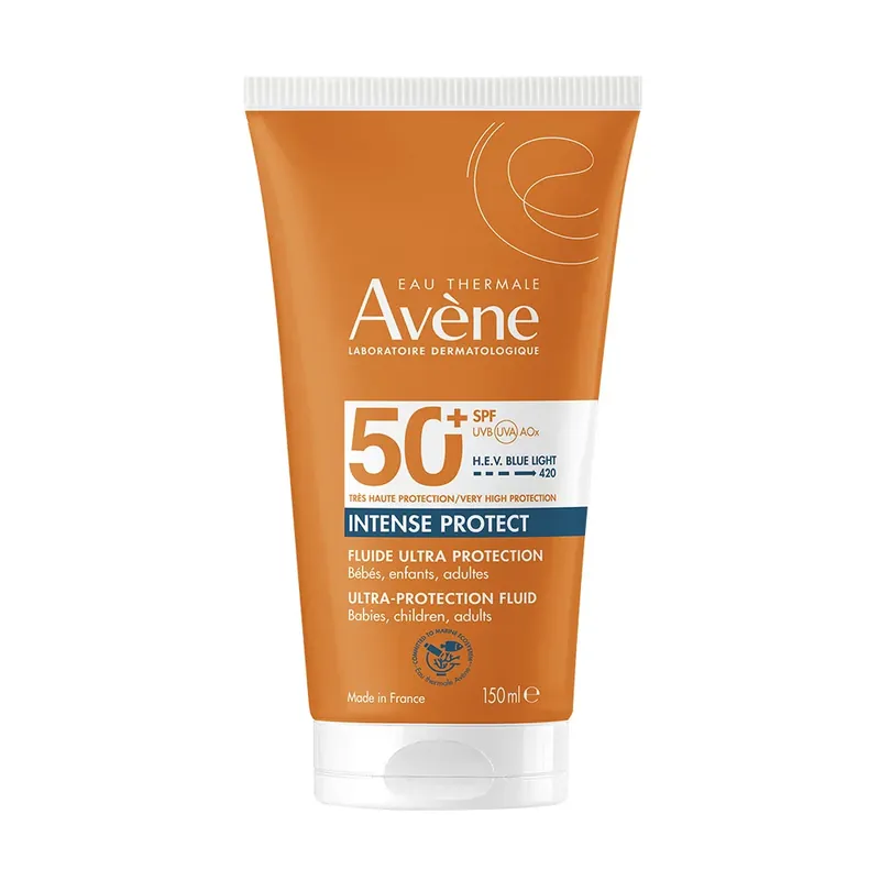 AVÈNE Suncare INTENSE PROTECT napvédő fluid arcra és testre SPF50+ (150ml) Legnépszerűbb