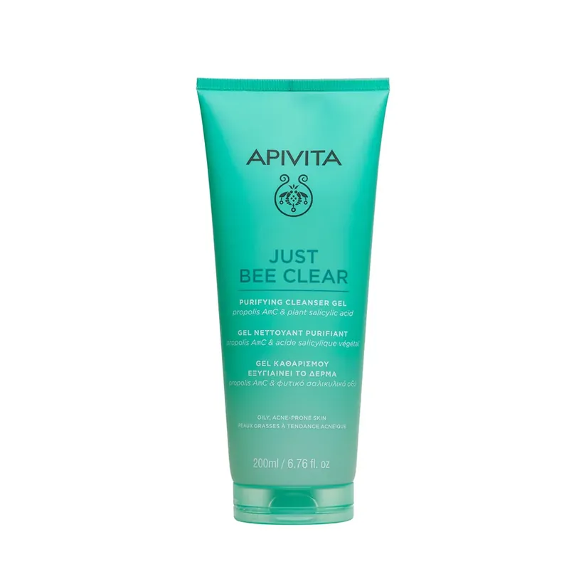 APIVITA JUST BEE CLEAR arctisztító habzó gél zsíros bőrre (200ml) Legkelendőbb