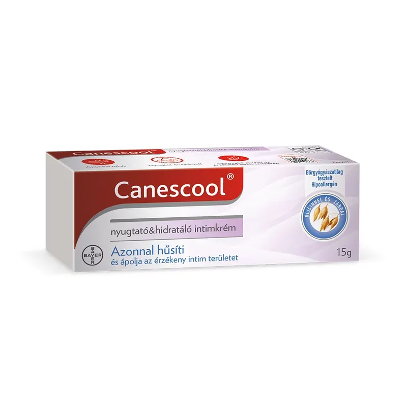 Expressz kézbesítés CANESCOOL nyugtató & hidratáló intim krém (15g)