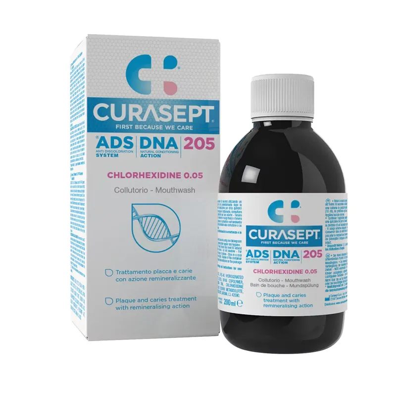 Vedd meg most CURASEPT ADS DNA 205 klórhexidin tartalmú szájöblögető (200ml)