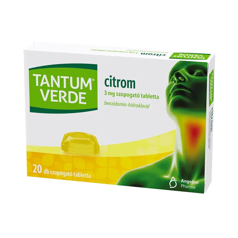 Legjobb ár TANTUM VERDE citrom 3mg szopogató tabletta (20db)