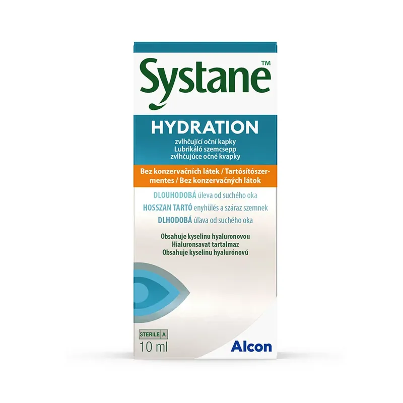 Árcsökkenés SYSTANE Hydration tartósítószer-mentes lubrikáló szemcsepp (10ml)