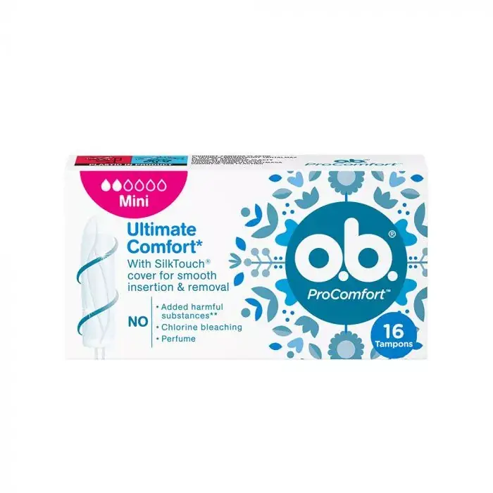 o.b. ProComfort egészségügyi tampon Ultimate Comfort Mini (16db) Végkiárusítás