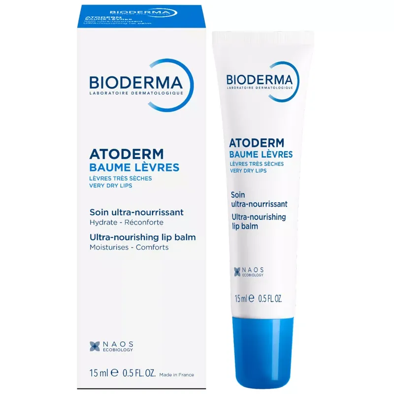 Bioderma Atoderm ajakápoló balzsam 15 ml Azonnal elérhető