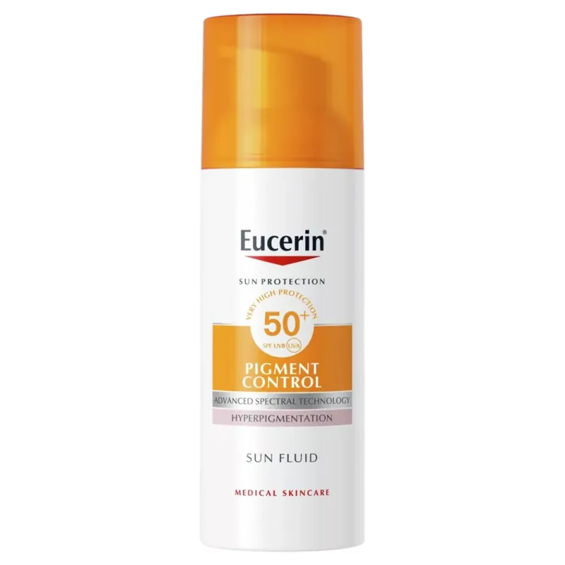 Eucerin Sun Pigment Control napozó fluid arcra SPF50+ 50 ml Kedvezményes ár