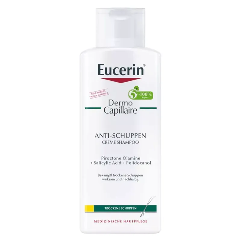 Eucerin DermoCapillaire korpásodás elleni sampon száraz korpára 250 ml Azonnal elérhető