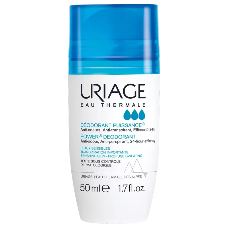 Rendeld meg most Uriage Eau Thermale Puissance3 izzadásgátló dezodor 50 ml