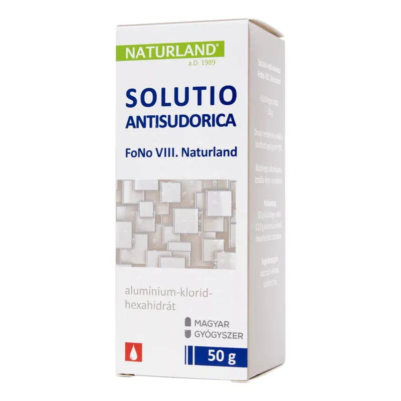 Naturland Solutio Antisudorica FoNo VIII. alumínium-klorid-hexahidrát 50 g Kedvezményes ár