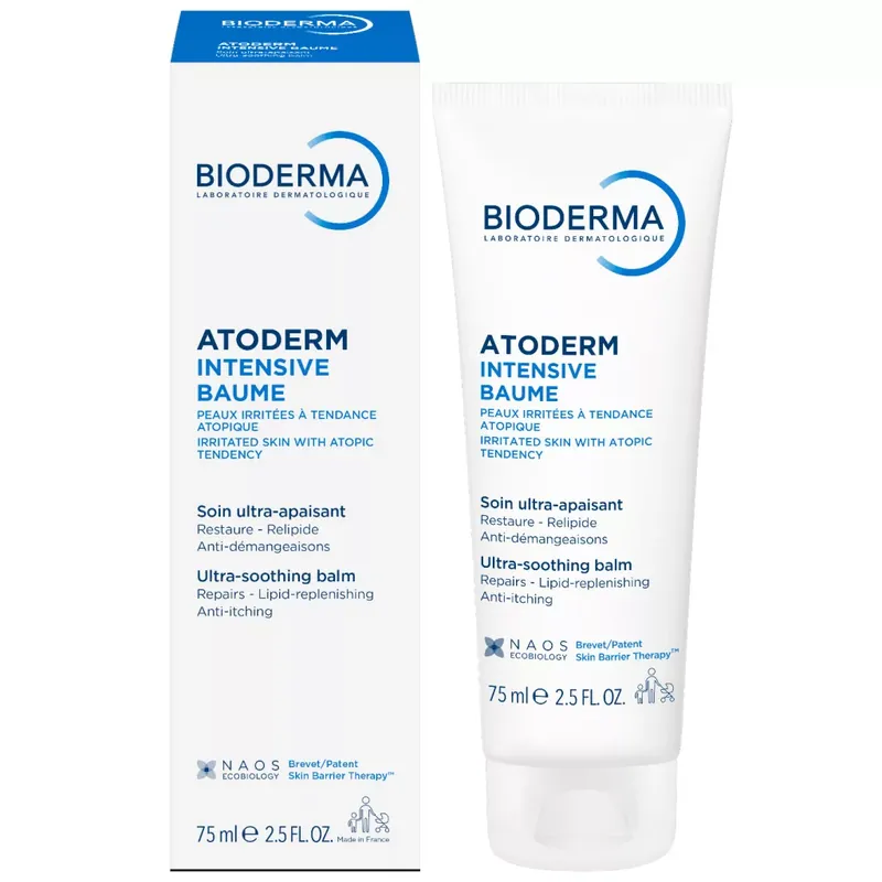 Bioderma Atoderm Intensive tápláló balzsam ekcéma kezelésére 75 ml Kedvezményes ár