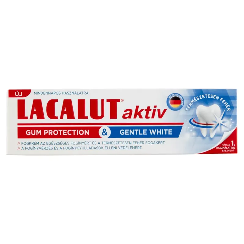 Lacalut Aktiv Gum Protection & Gentle White fogkrém 75 ml Vedd meg online