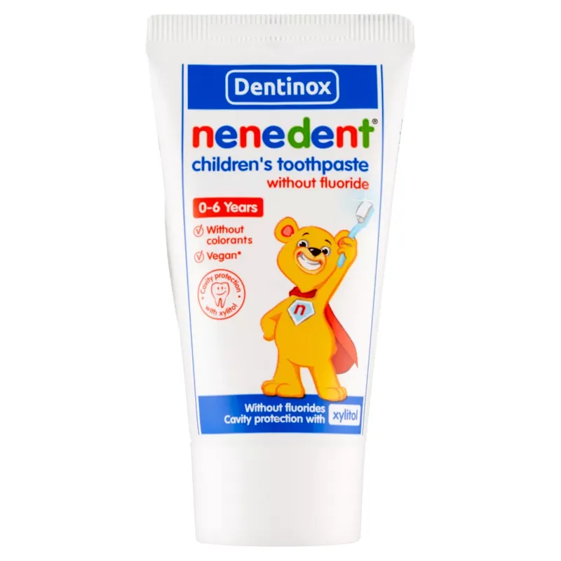 Szezonális akció Dentinox Nenedent fluoridmentes fogkrém gyermekeknek 50 ml