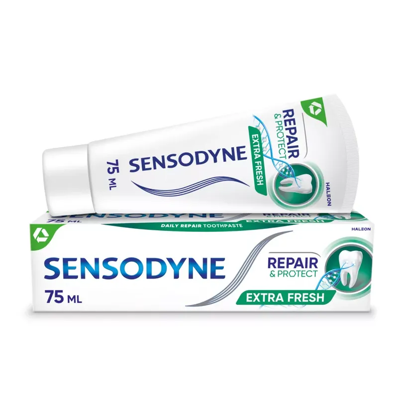 Szezonális akció Sensodyne Repair&Protect Extra fresh fogkrém 75 ml