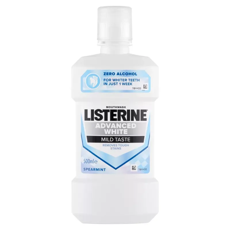 Gyors szállítás Listerine Advanced White szájvíz - enyhe íz 500 ml