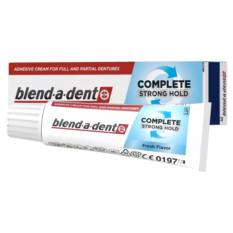 Kedvezmény Blend-a-dent extra erős műfogsorrögzítő krém 47 g