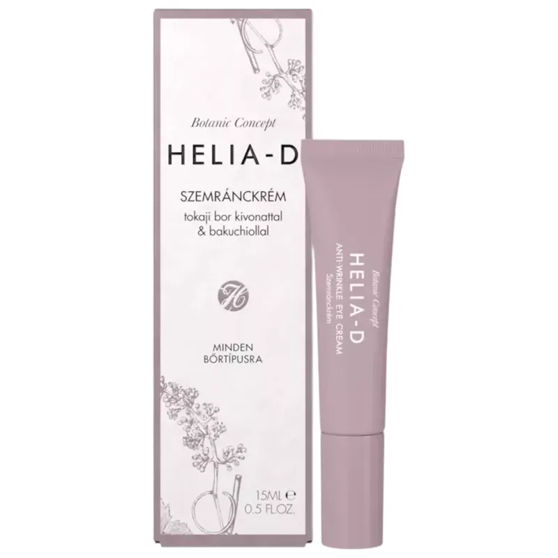 Különleges ajánlat Helia-D Botanic Concept szemránckrém Tokaji bor kivonattal és Bakuchiollal 15 ml