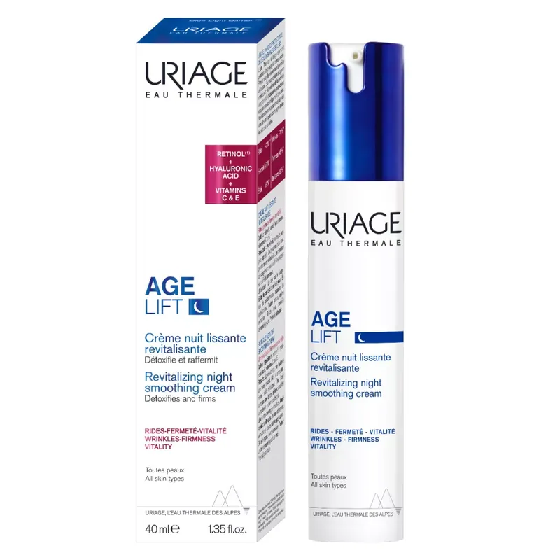 Gyors kiszállítás Uriage Age Lift revitalizáló ránctalanító éjszakai krém 40 ml