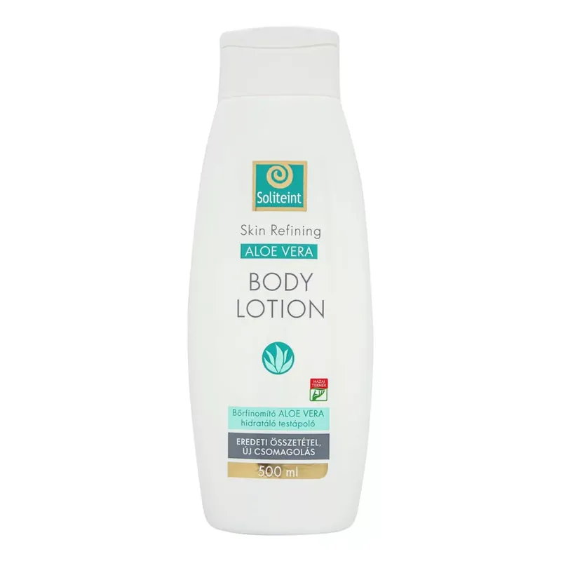 Soliteint bőrfinomító aloe vera hidratáló testápoló 500 ml Szuper akció
