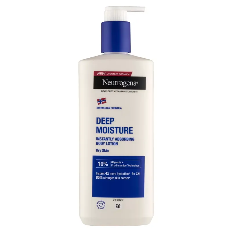 Neutrogena Deep Moisture testápoló száraz bőrre 400 ml Kihagyhatatlan ajánlat