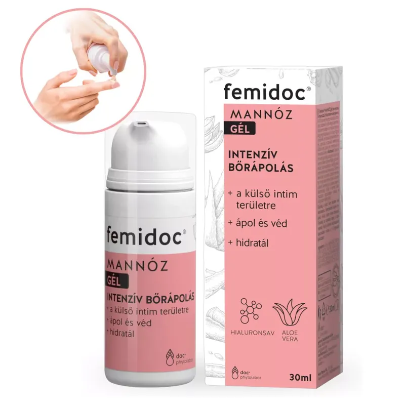 Femidoc Uroexpress Mannóz intim gél 30 ml Újdonság