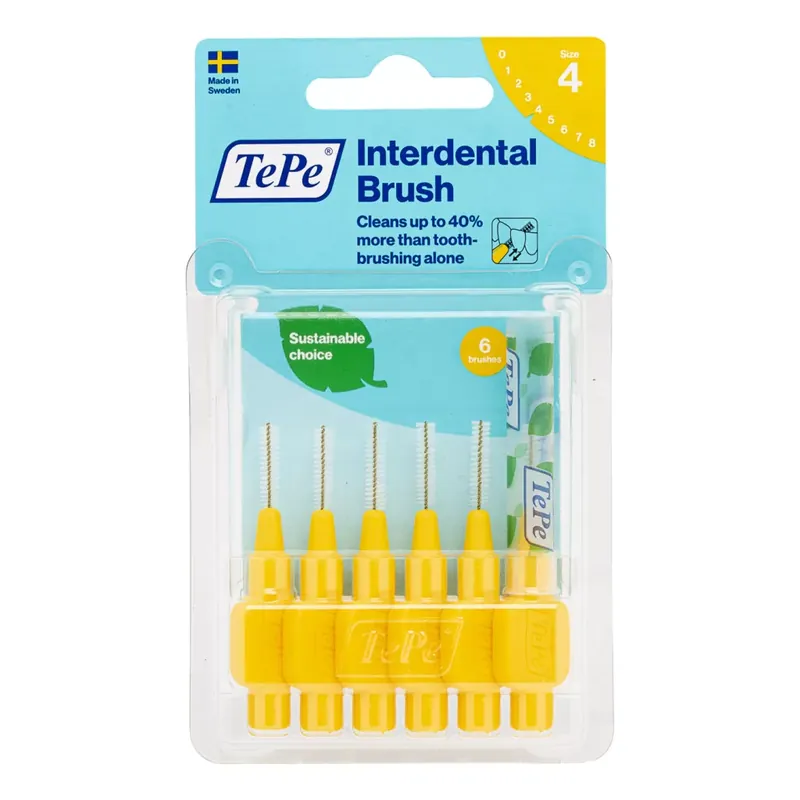 TePe Original fogköztisztító kefe bioműanyagból 0,7 mm 6 db Árcsökkenés