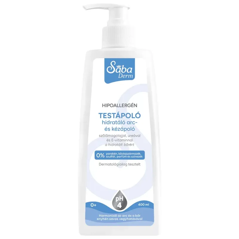 Sába Derm arc- és testápoló 400 ml Gyors kiszállítás