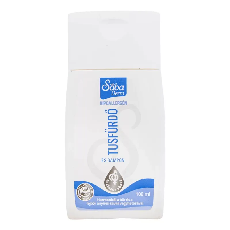 Sába Derm Tusfürdő és sampon 100 ml Kedvezményes ár