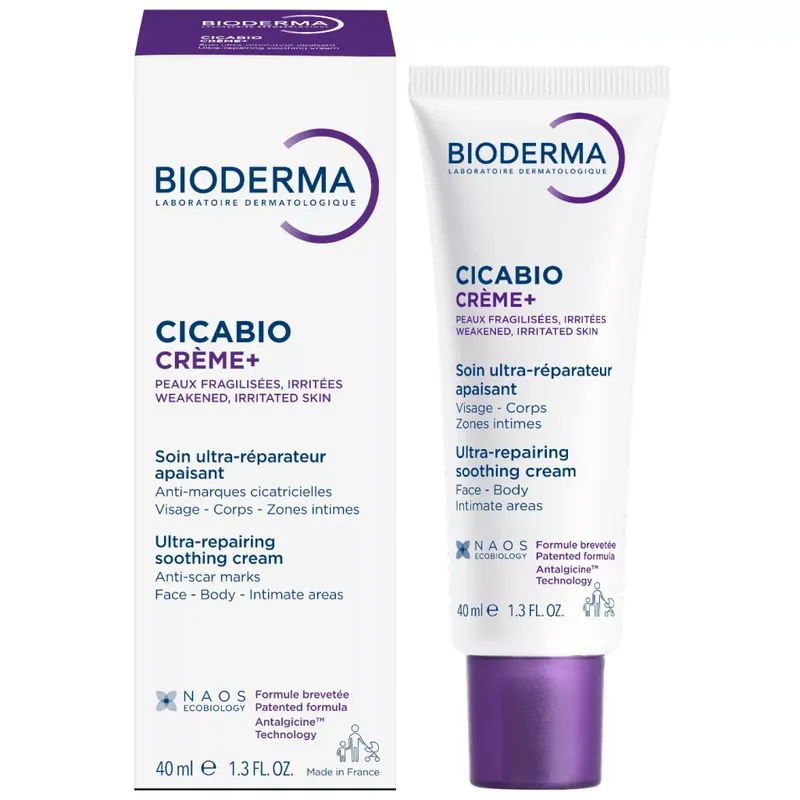 Biztonságos fizetés Bioderma Cicabio Crème+ bőrhelyreállító krém 40 ml