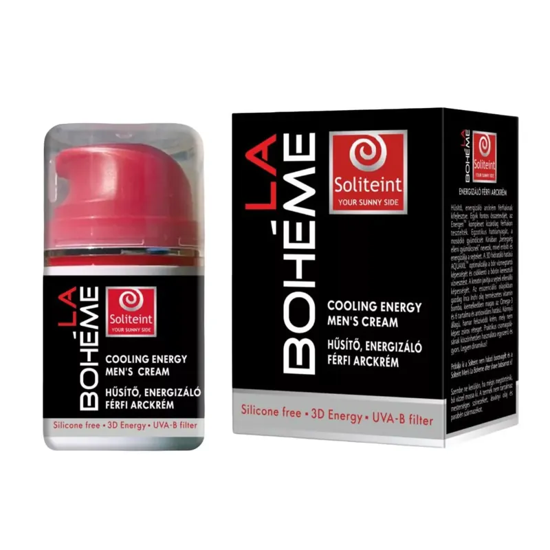 Soliteint La Bohéme férfi arckrém hűsítő hatással 50 ml Prémium