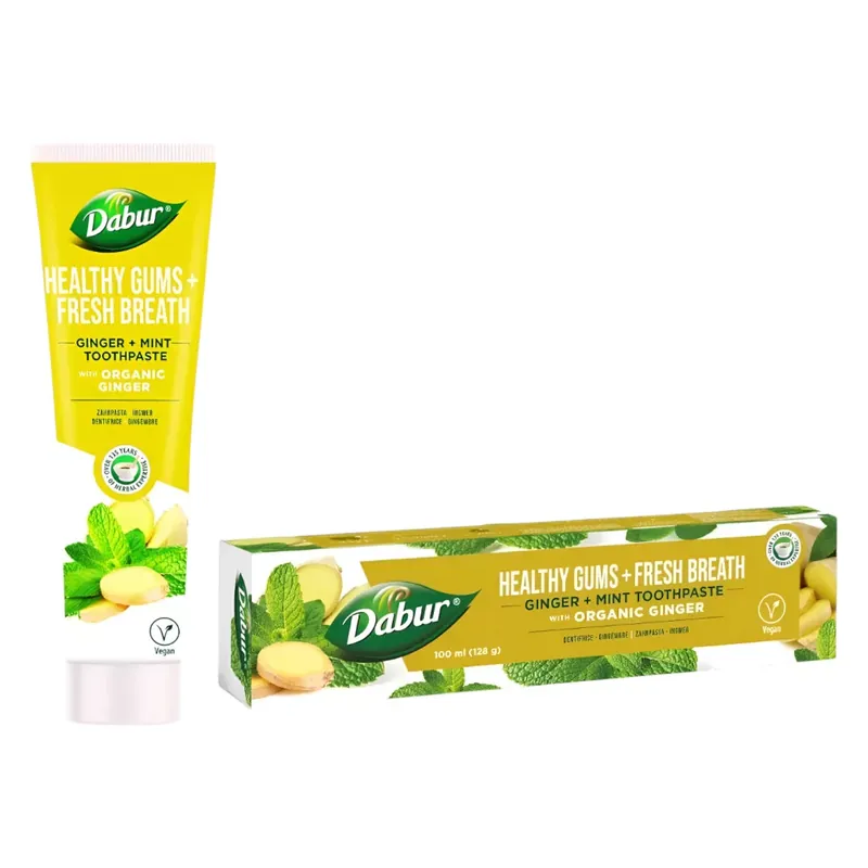 Dabur Fluormentes gyömbér–menta fogkrém 100 ml Exkluzív ajánlat