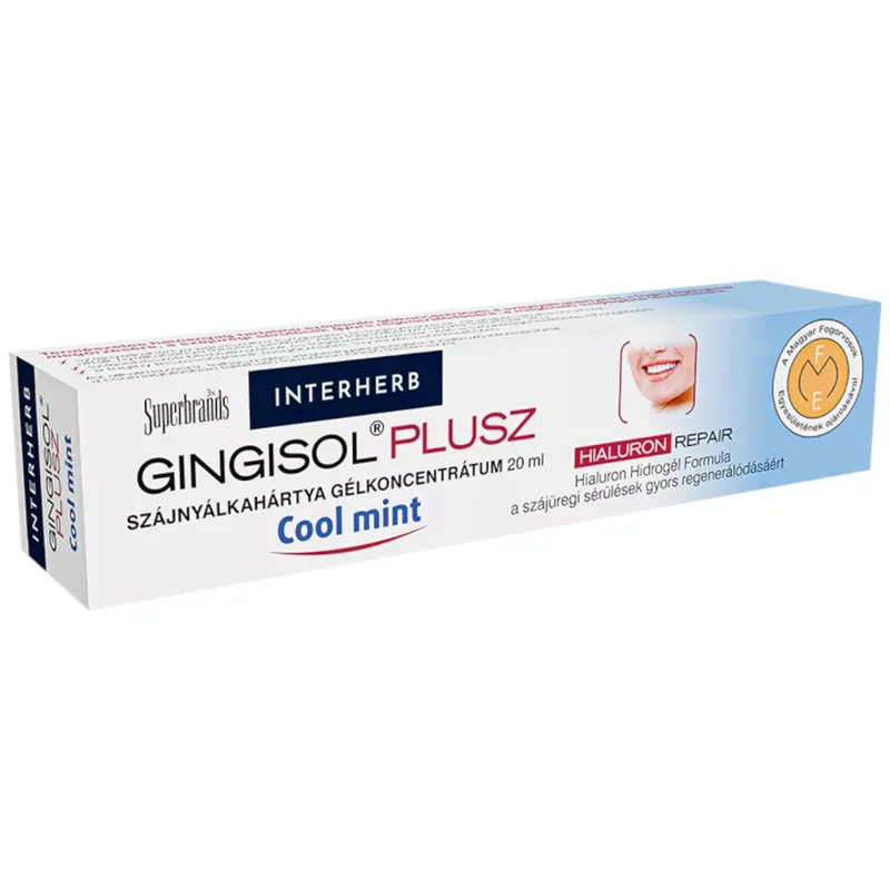 Interherb Gingisol Plusz Cool Mint szájnyálkahártya gél 20 ml Népszerű