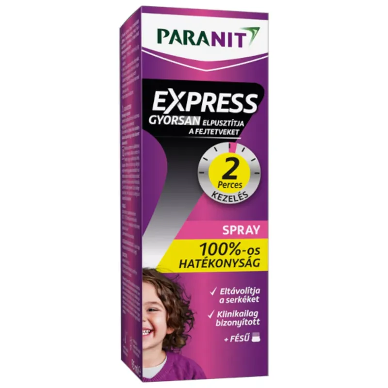 Paranit Express Fejtetű elleni spray 95 ml + fésű Nézd meg most