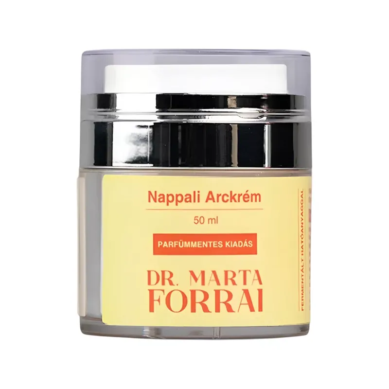 Vásárlói kedvenc Dr. Marta Forrai anti-aging nappali illatmentes arckrém 50ml
