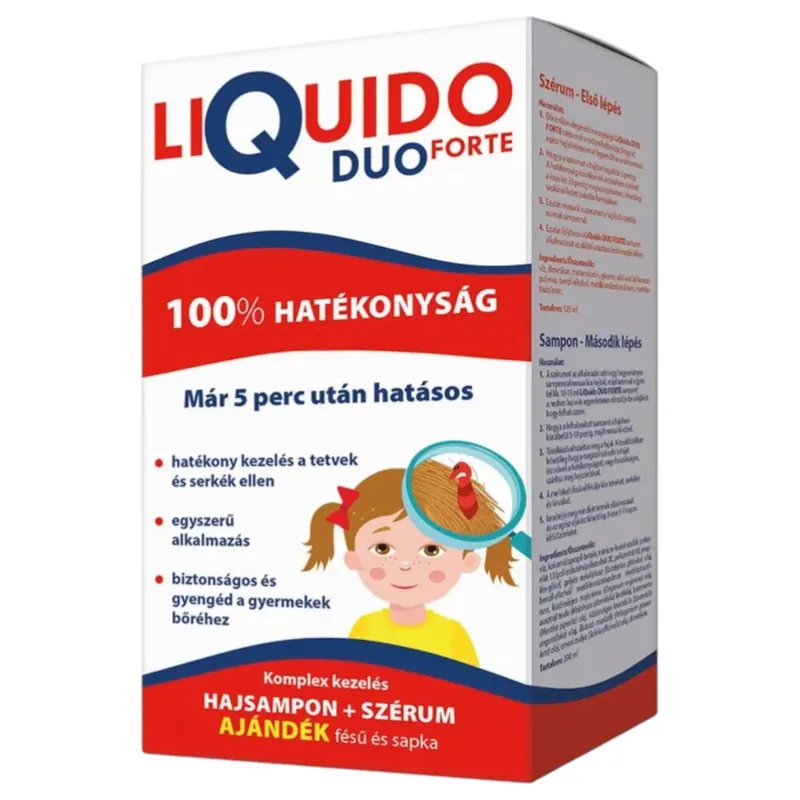 Liquido Duo Forte fejtetű elleni sampon és szérum 200+125 ml Vedd meg online