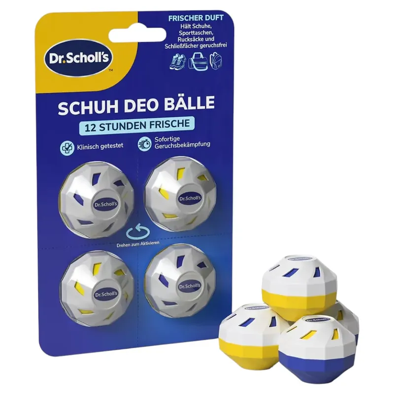 Dr. Scholl‘s cipődezodor golyók 4 db Biztonságos fizetés
