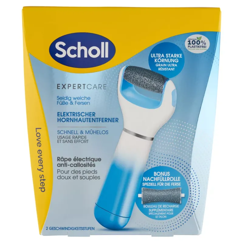 Ajánlat Scholl Velvet elektromos talpreszelő pótfejekkel kék